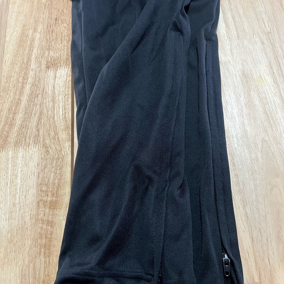 XL Adidas Track Sweatpants Mens Unisex Women Pants Activewear Sports Spandex Bla - Picture 6 of 9